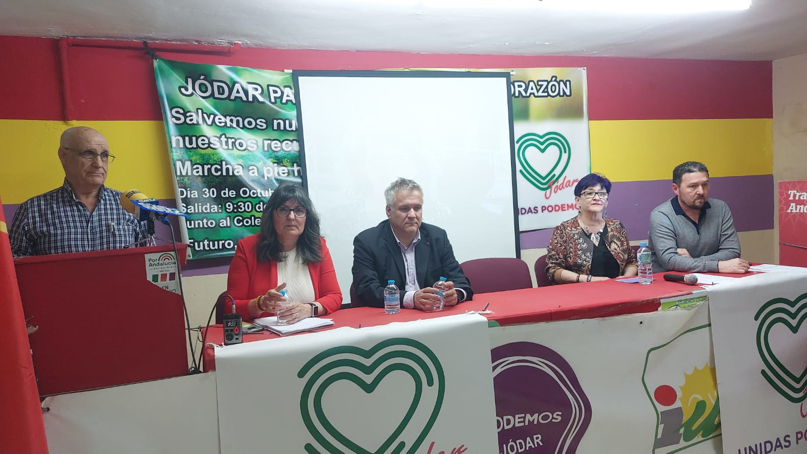 Momento de la presentación de Juan Díaz