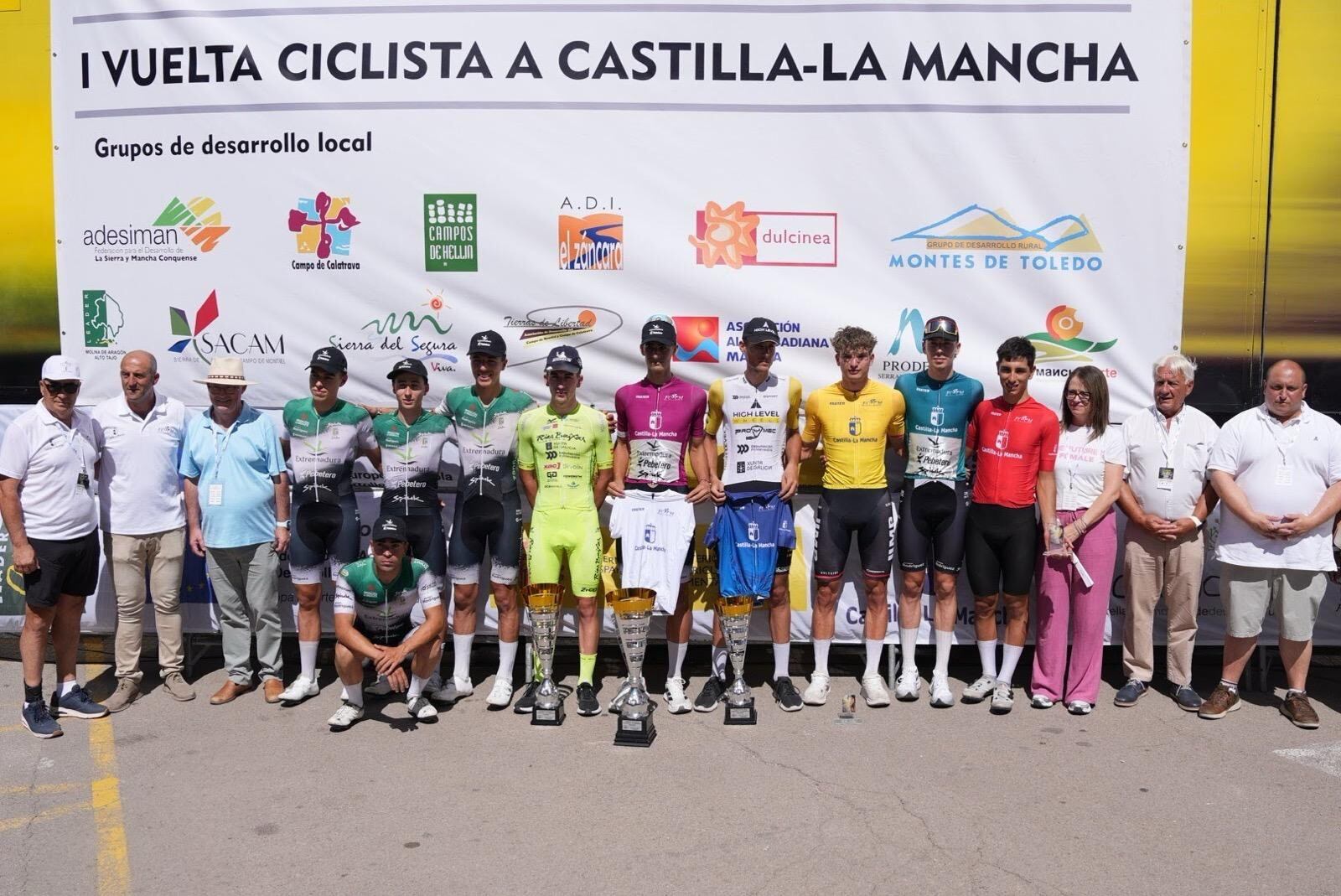 Podio final I Vuelta a Castilla-La Mancha