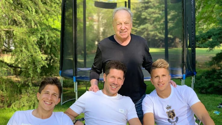 Carlos Simeone: "¿El gesto? Yo no se lo enseñé, no sé de dónde lo sacó"