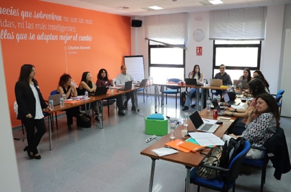 Durante la reunión oficial del consorcio RECIPOL