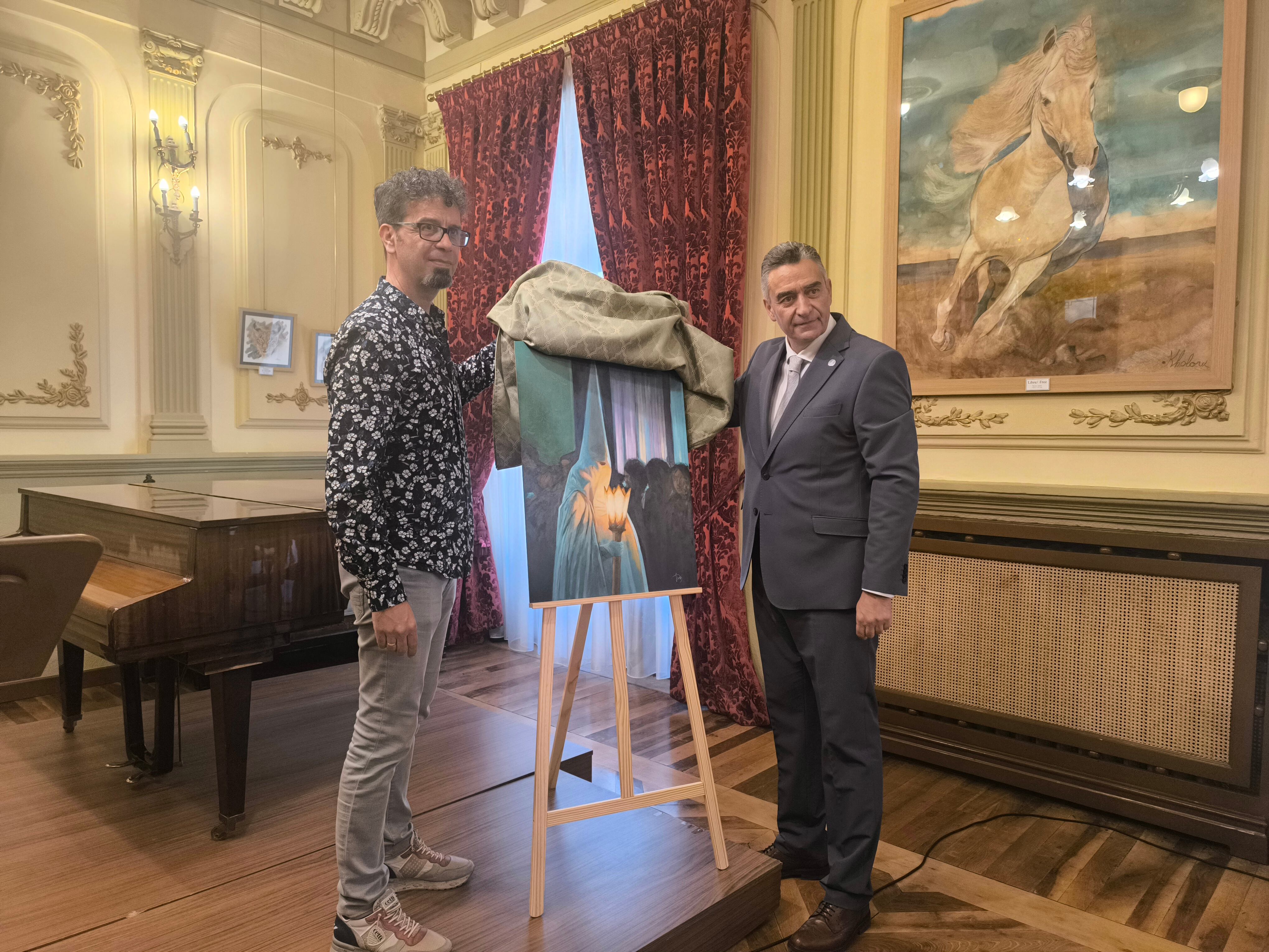 &quot;Introspección&quot; de Santiago lorenzo ilustrará la Semana Santa palentina de 2026