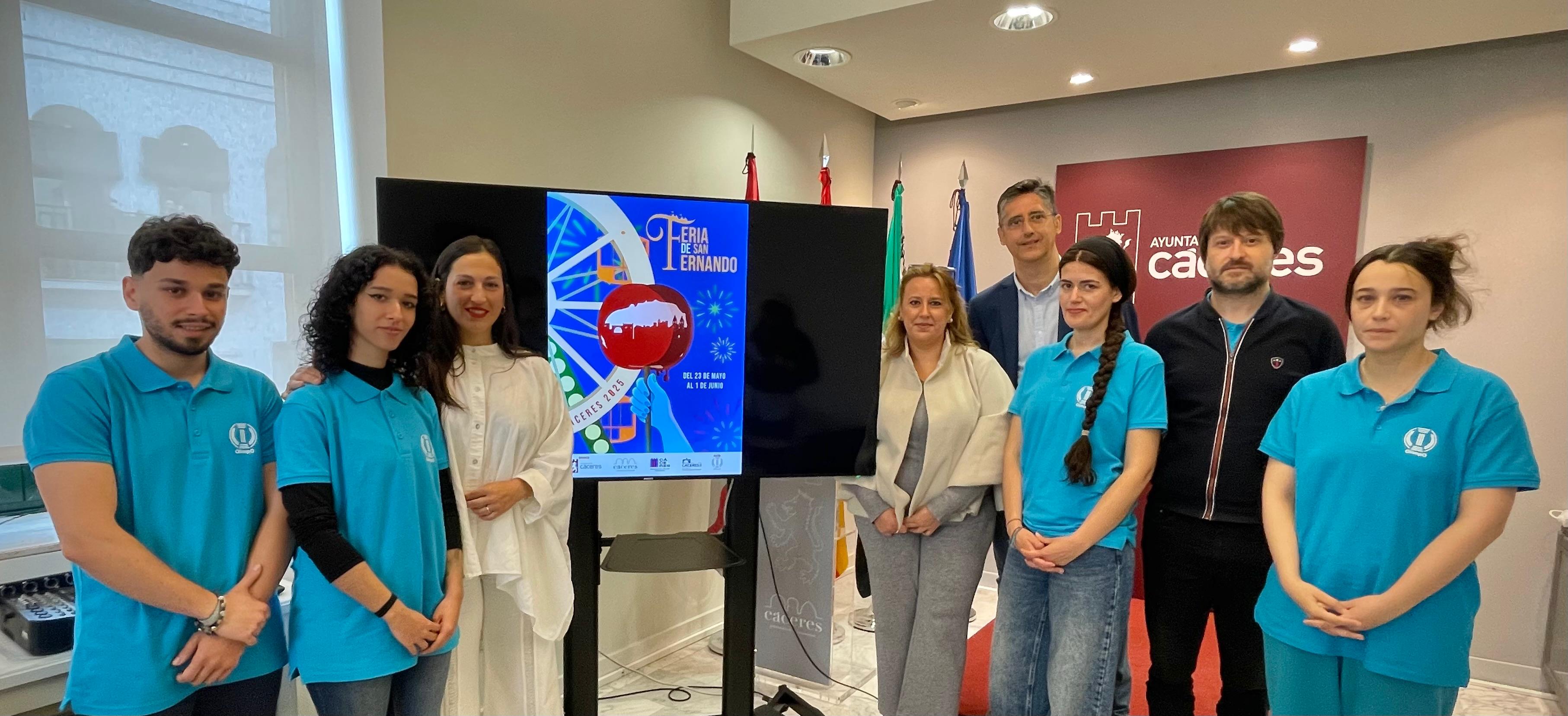 Presentación del cartel de la Feria de San Fernando 2025 de Cáceres