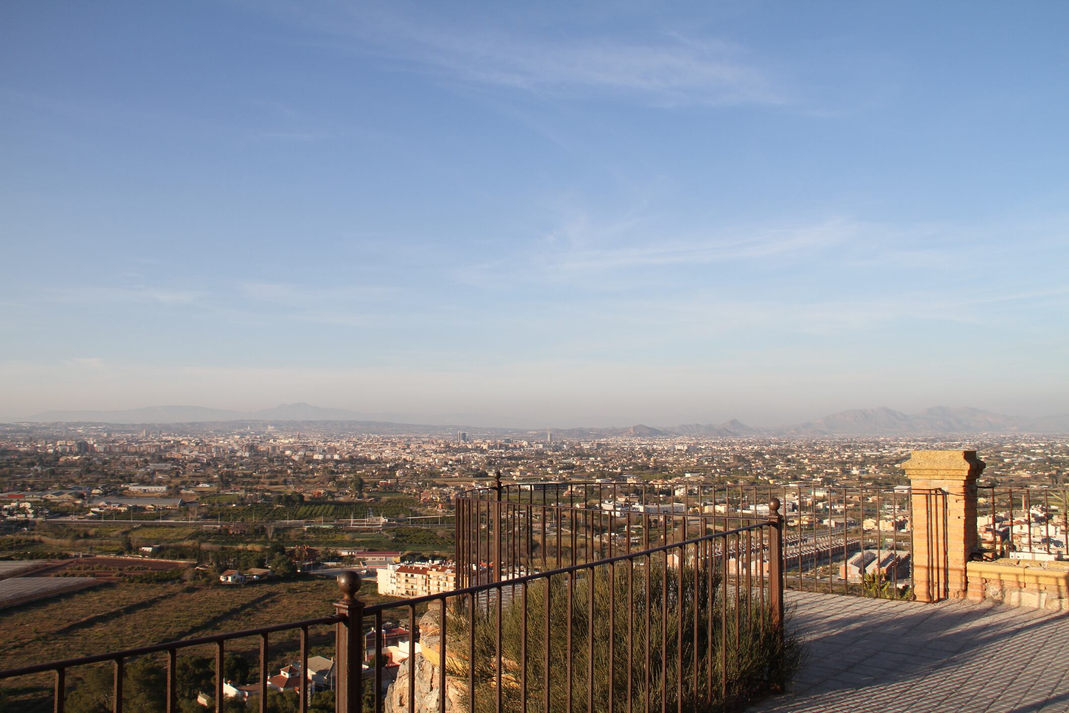 Vista panorámica de Murcia desde el Santuario de la Fuensanta