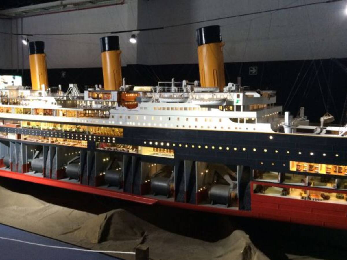 Tarragona acull la maqueta inèdita del Titanic més gran del món