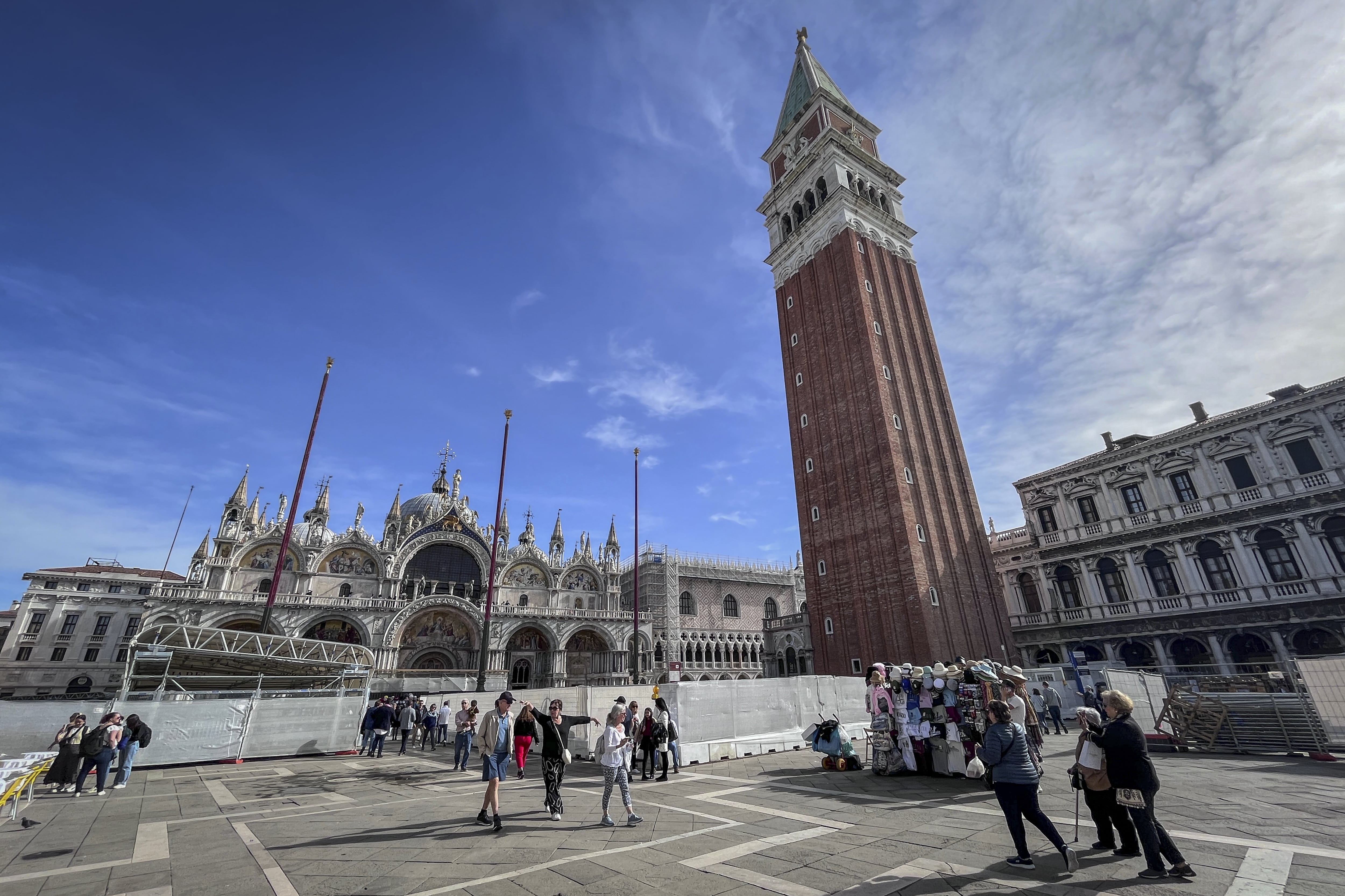 Vista del &#039;campanille&#039; de San Marco, en Venecia.