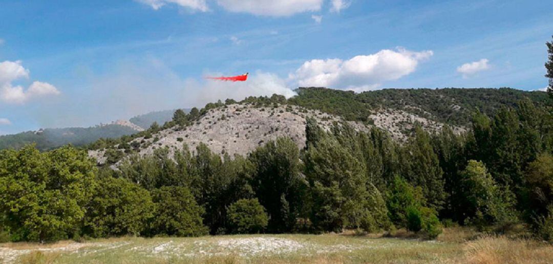 Imagen de archivo de un incendio forestal 