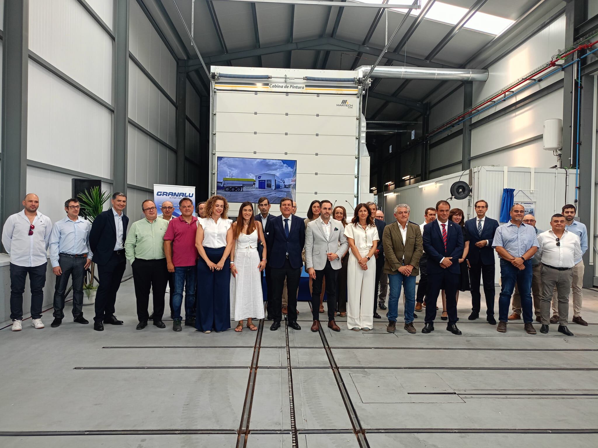 Reinauguración de la planta de pintura de Granalu en Sanchonuño