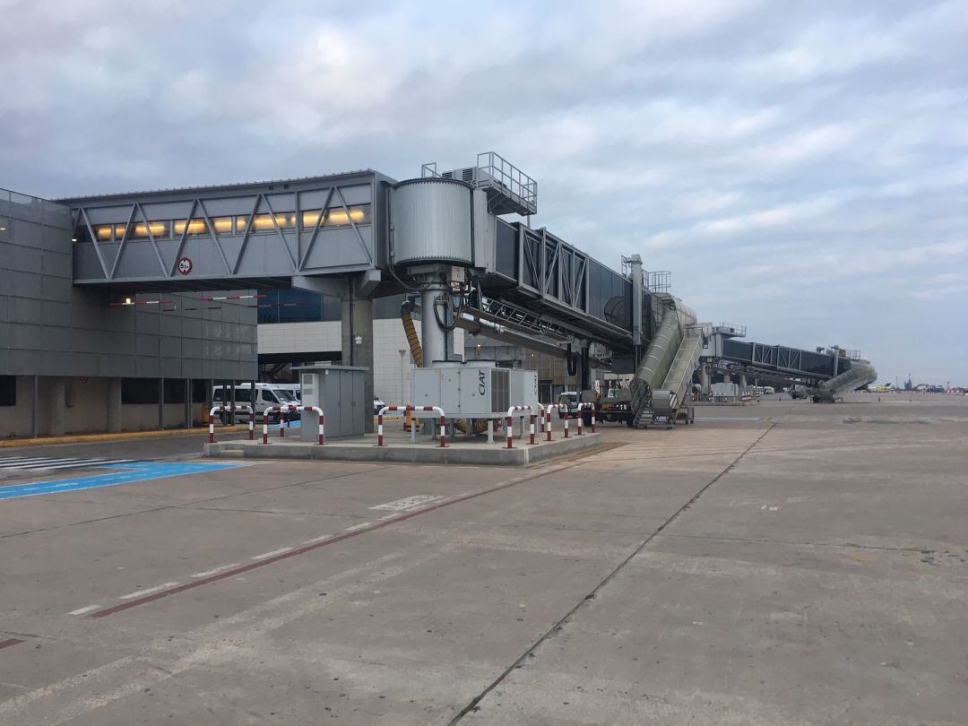 Imagen de archivo de las instalaciones aeroportuarias