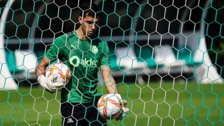 Lucas Díaz: "No he tenido mucho trabajo, eso es que el equipo está bien, sobre todo atrás y arriba yo creo que también"