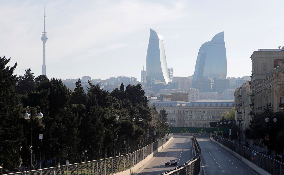 El circuito de Azerbaiyán. 