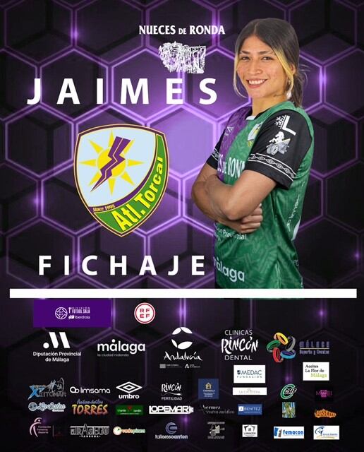 La colombiana Melissa Jaimes, segunda incorporación de Nueces de Ronda Atlético Torcal