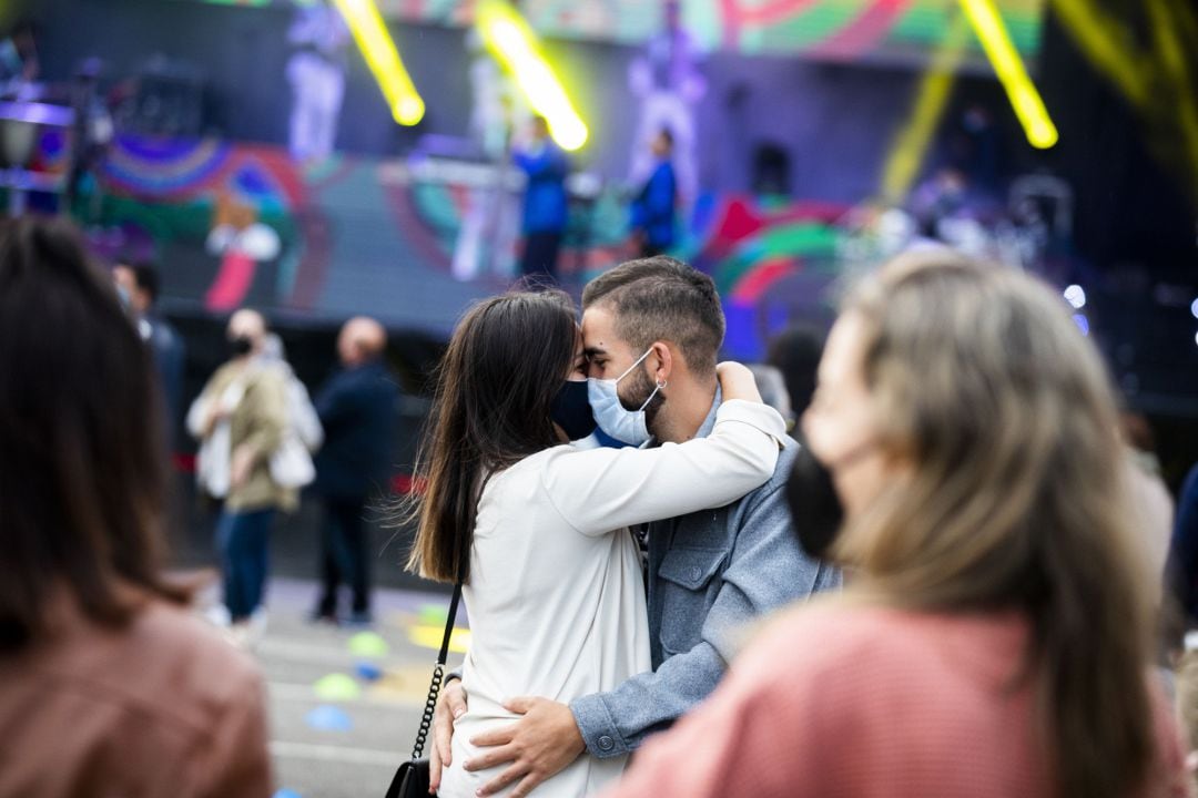 Prueba piloto de verbenas en fiestas en A Coruña, Galicia (España). Las cuatro provincias gallegas acogen seis verbenas a modo de prueba piloto de cara al verano y a la posible relajación de restricciones por coronavirus.