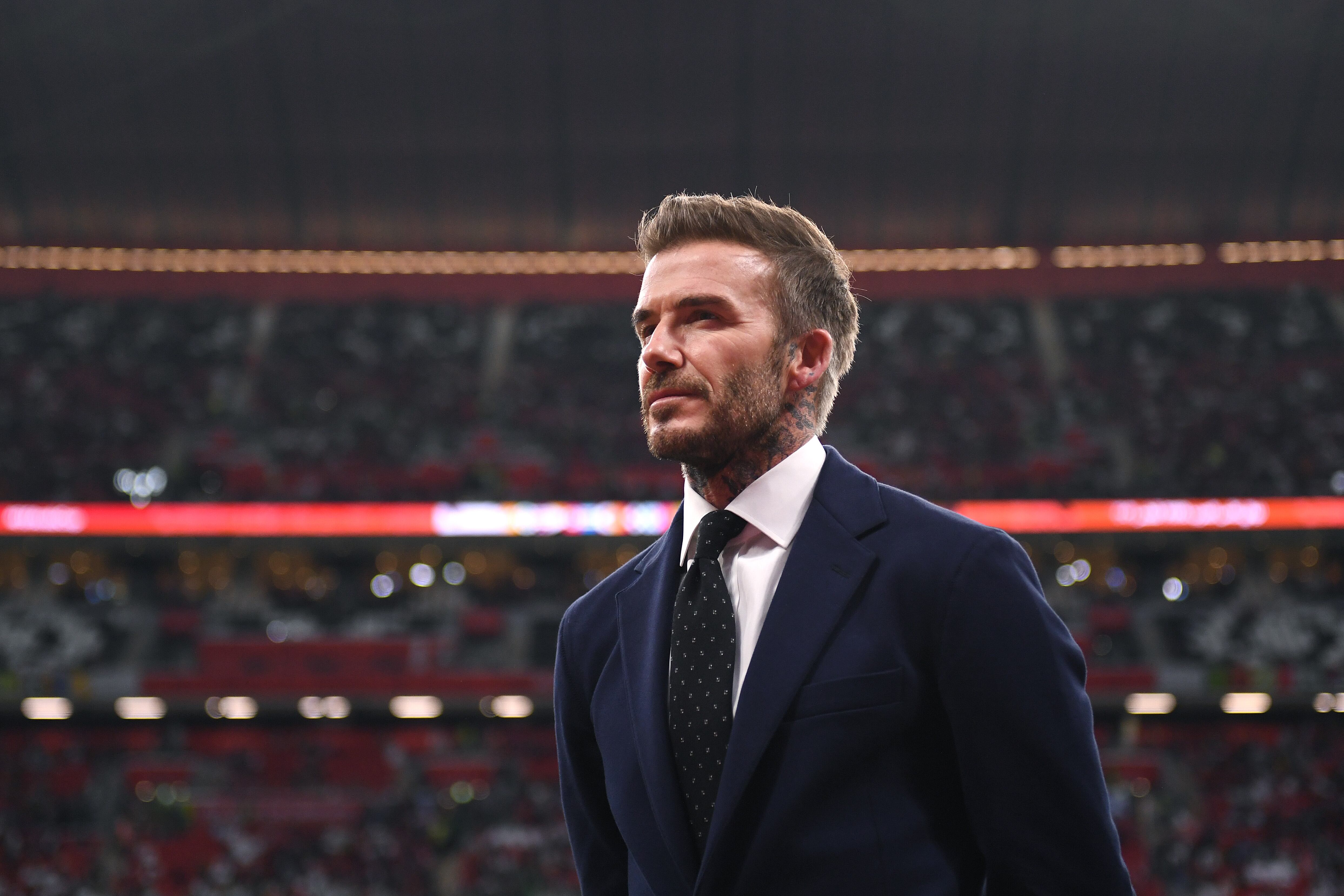 David Beckham en la Arab Cup de Qatar de 2021