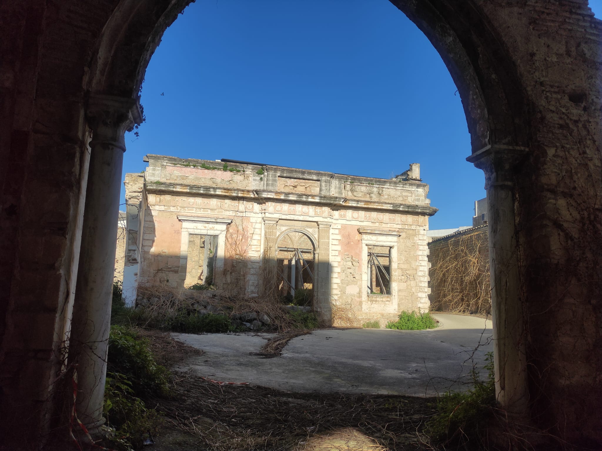 Interior del Palacio de Riquelme, en el barrio de San Mateo, Jerez
