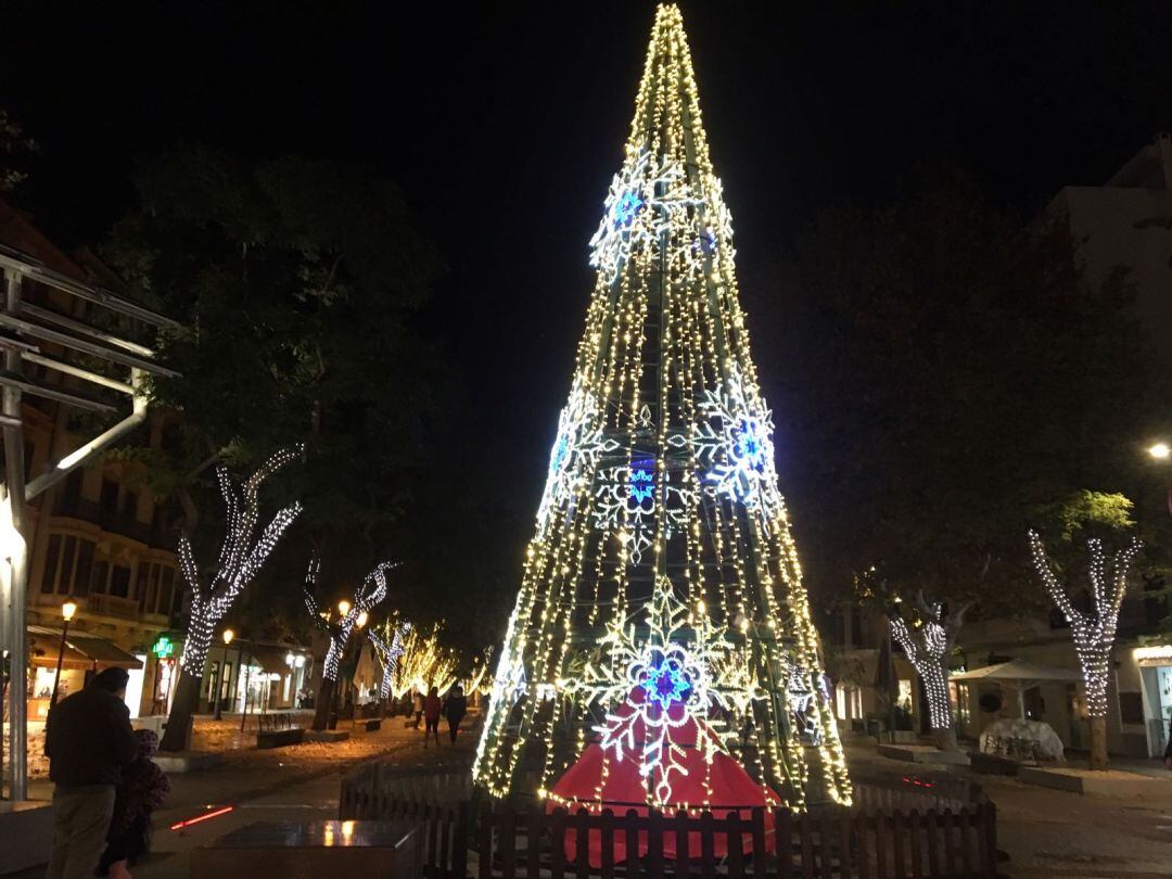 Iluminación navideña del pasado año