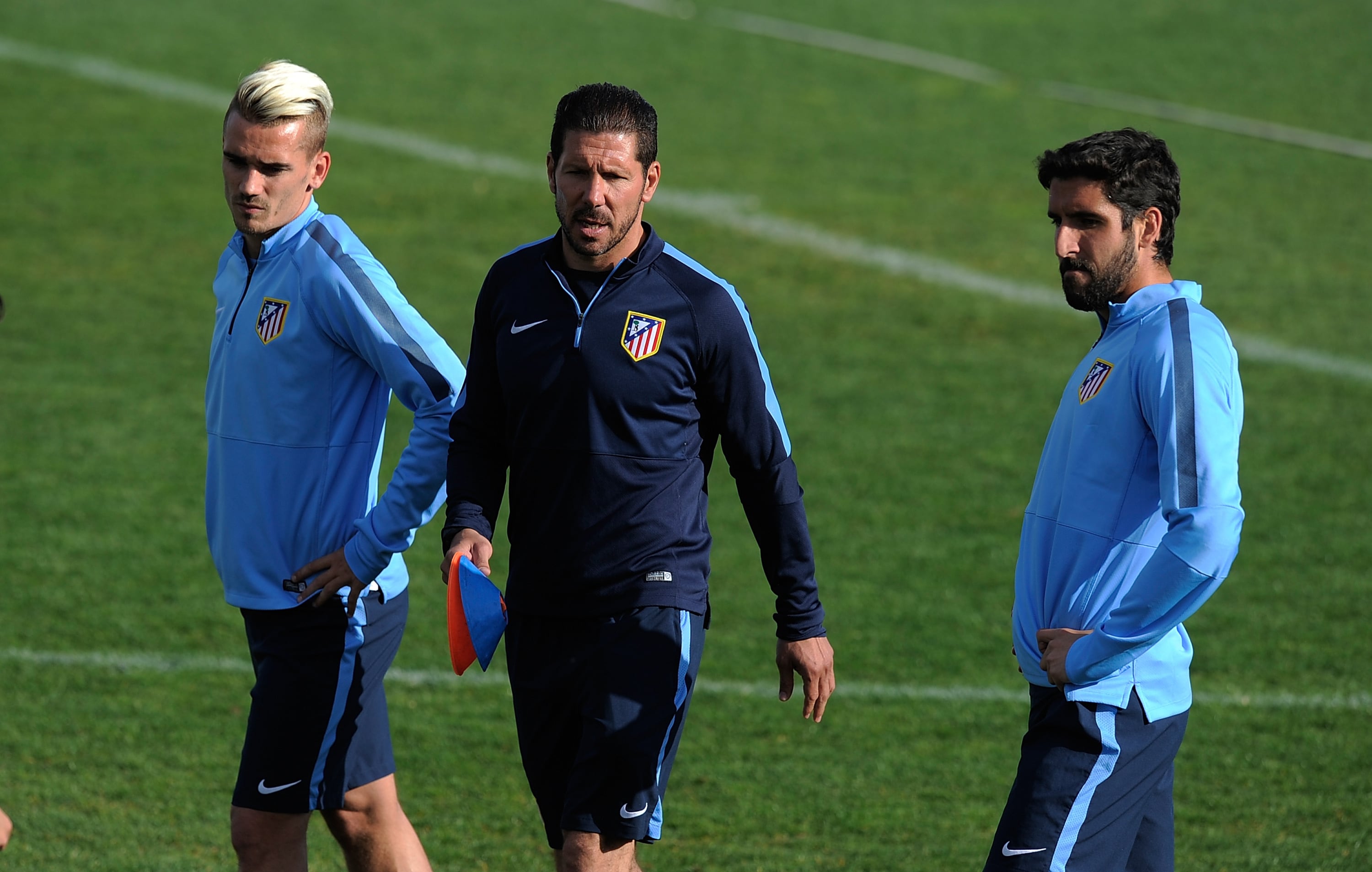 Club Atletico de Madrid Training and Press Conference