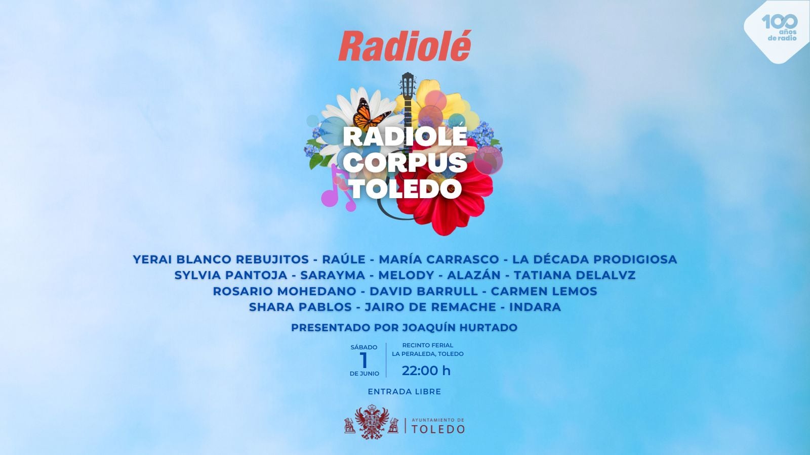 El cartel completo del primer Festival de Radiolé en Toledo