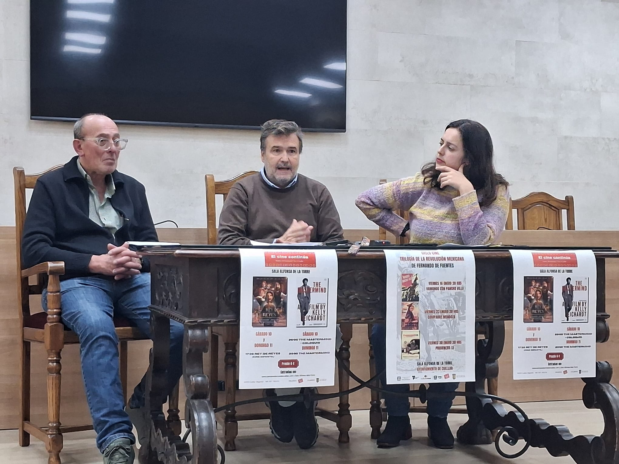 Presentación del proyecto 'El Cine Continúa' en Cuéllar