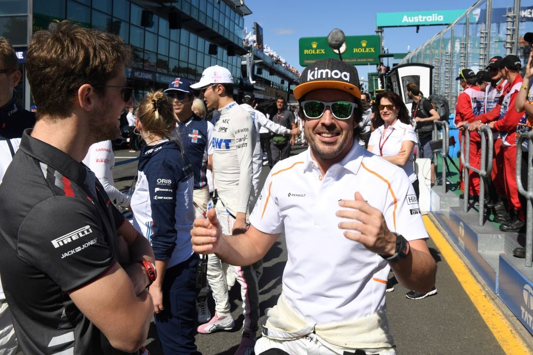 Alonso y Grosjean