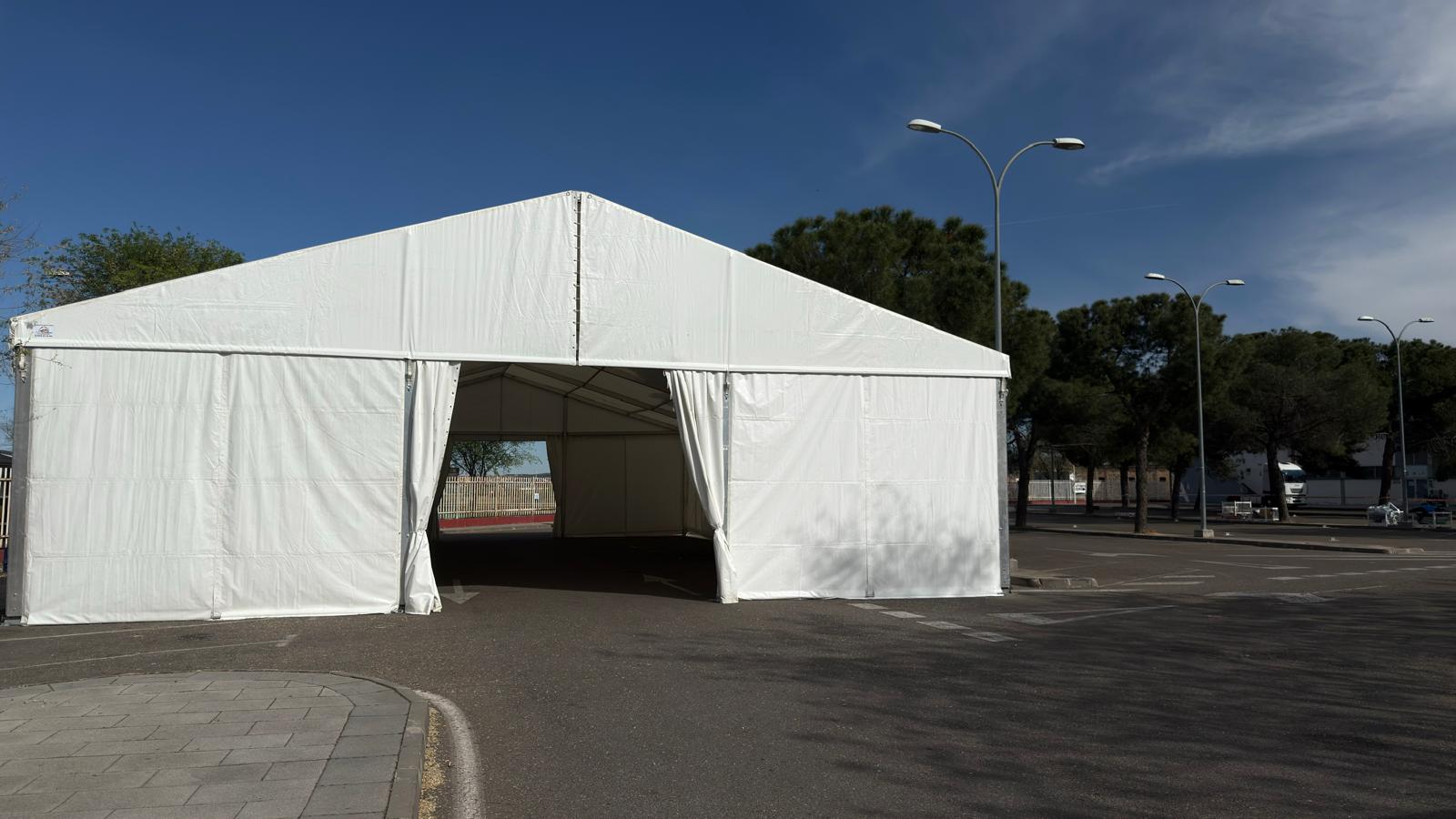 Comienza el montaje de una nueva edición de Toledo Matsuri en el complejo deportivo del Salto del Caballo