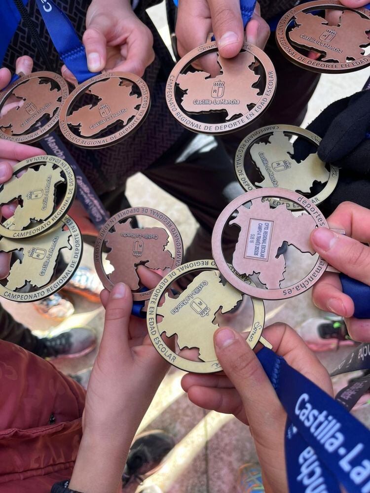 Las medallas conseguidas