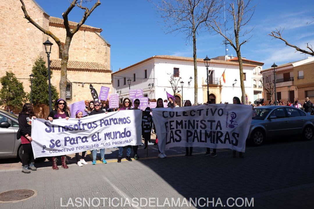 Manifestación en Las Pedroñeras organizada por el colectivo Las Palmiras (Archivo)