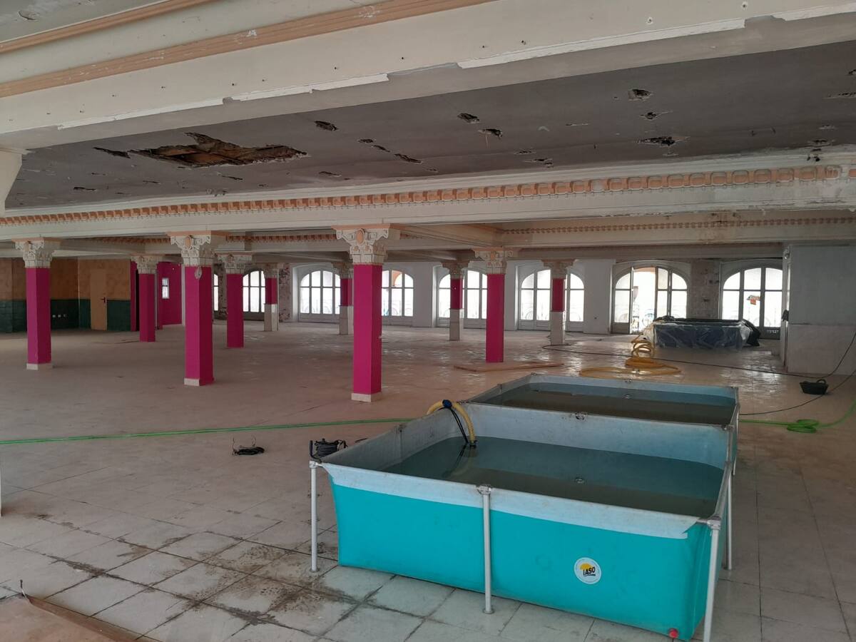 Avanzan los trabajos para la rehabilitación de los antiguos Almacenes San Pedro de Barbastro