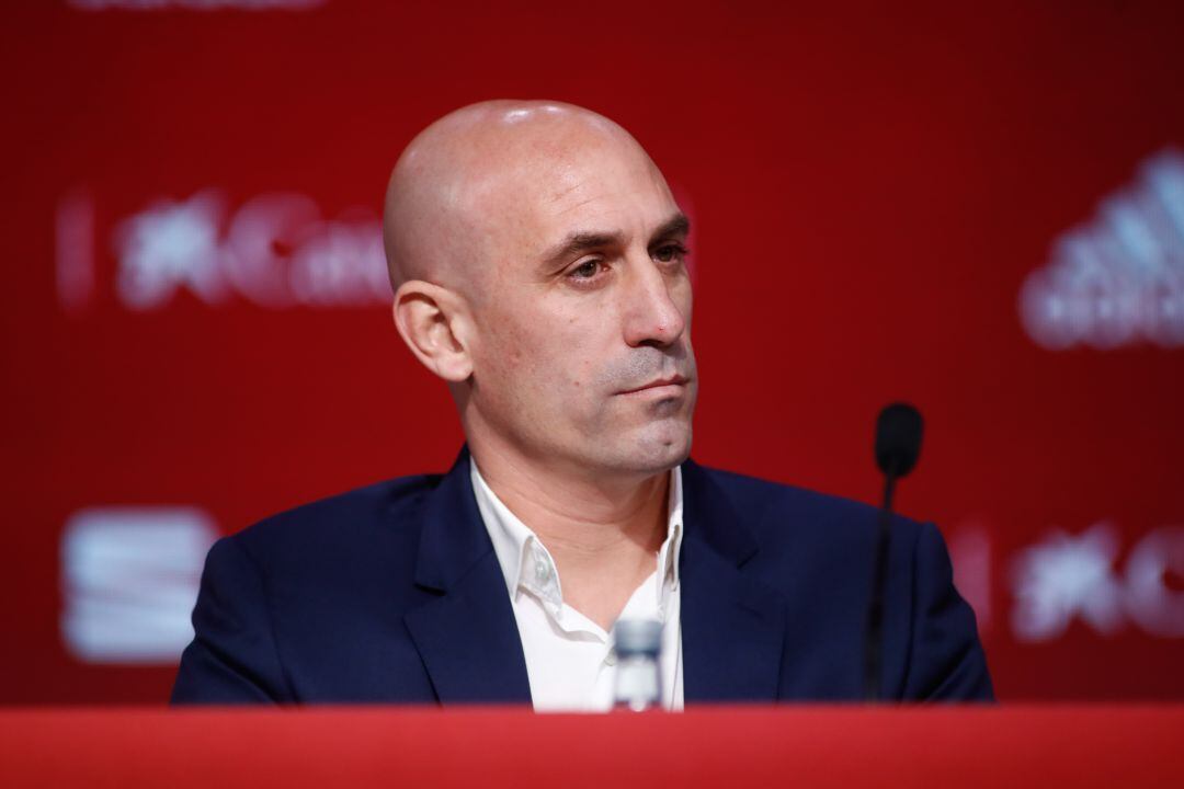 Rubiales, en la presentación de Luis Enrique