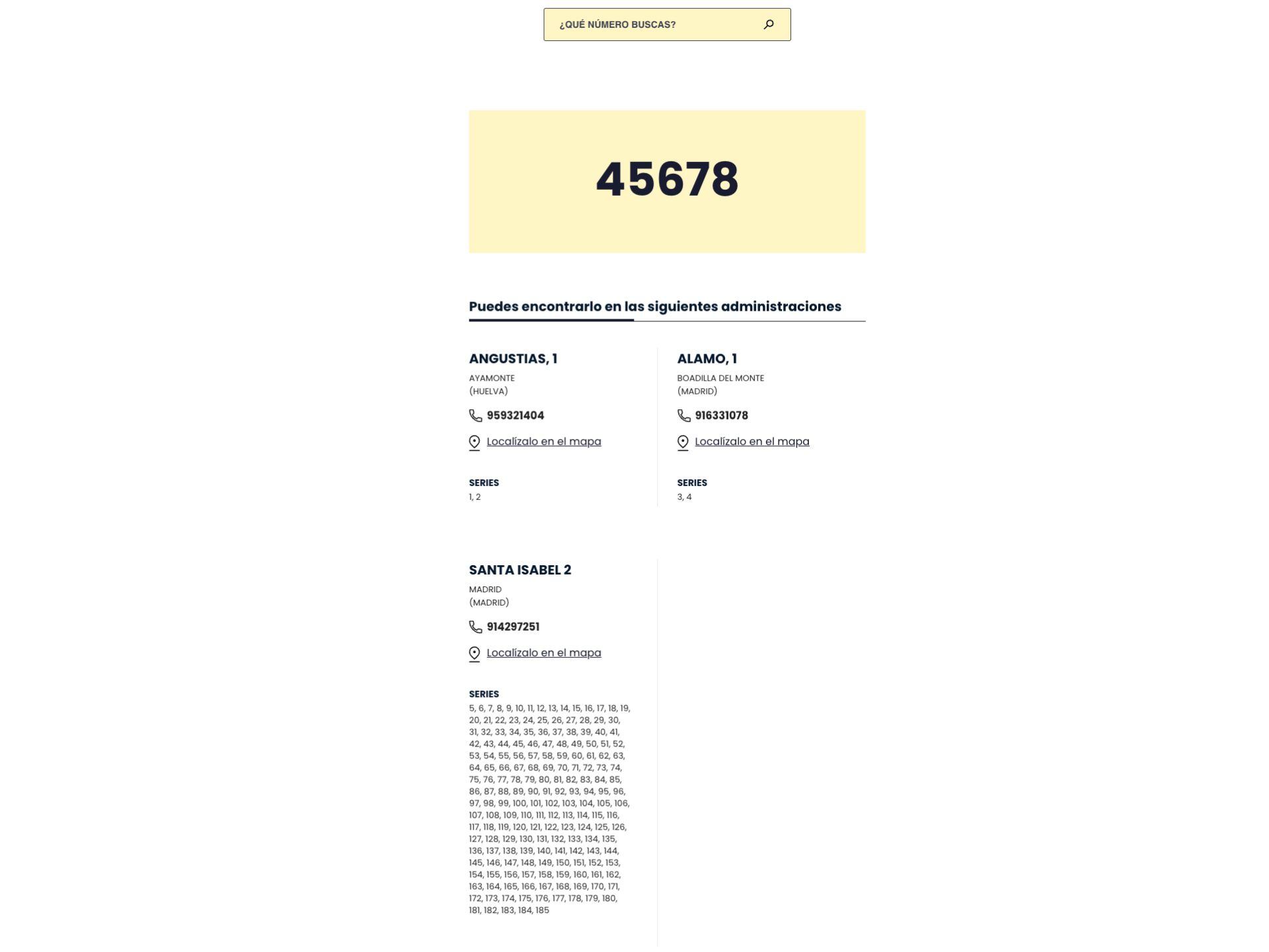 Así funciona el buscador de décimos de Lotería de Navidad de la SER.