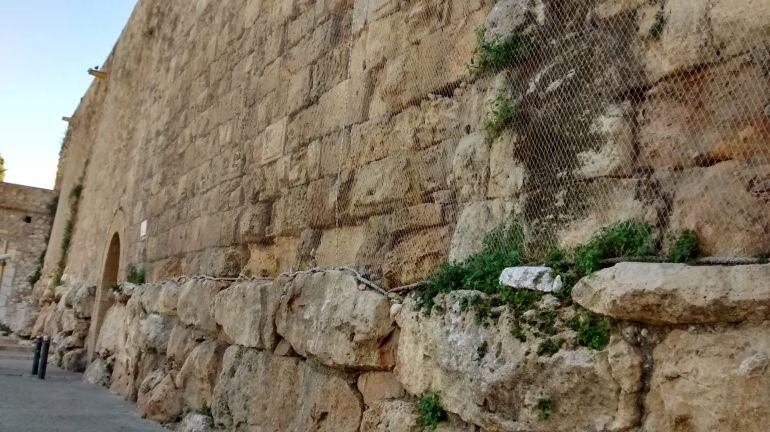 Tram de la muralla romana de Tarragona.