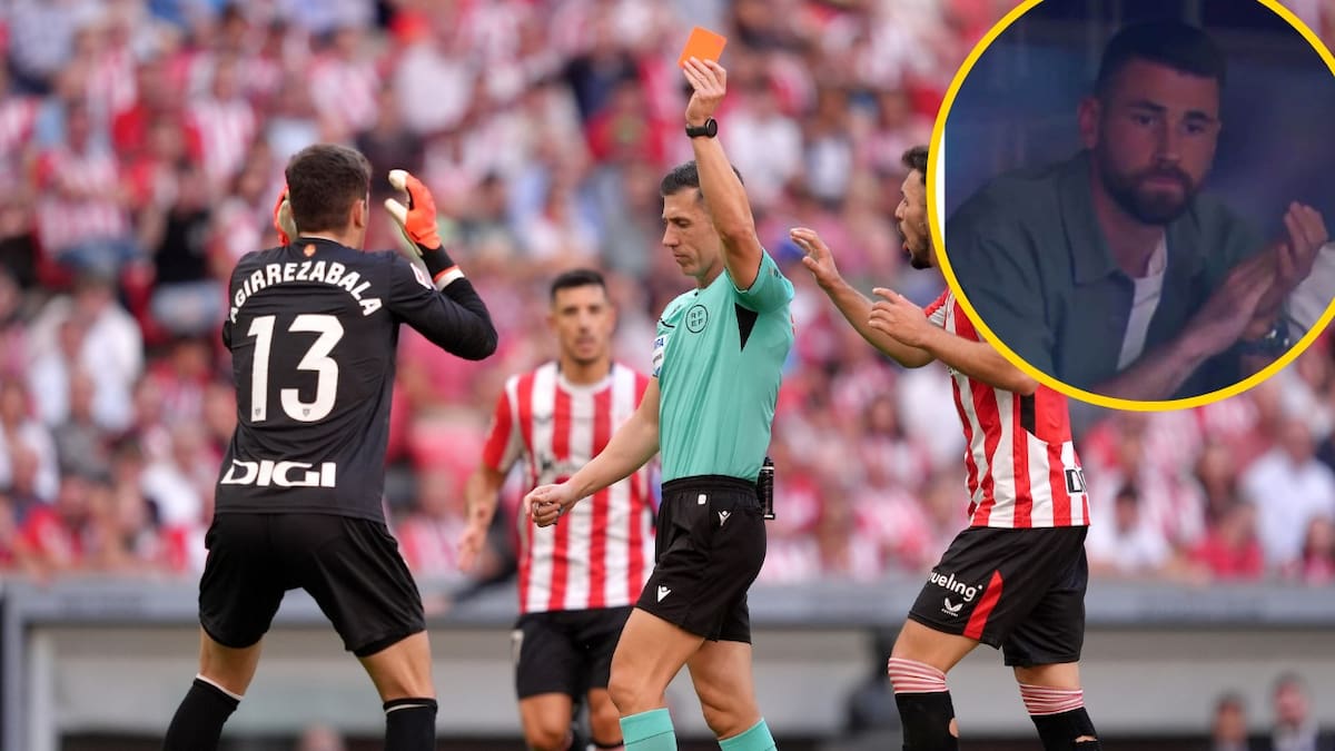 Por esto el Athletic es diferente: el gesto de Unai Simón tras la expulsión de su compañero Julen Agirrezabala