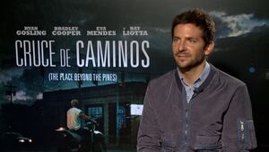 Bradley Cooper durante la entrevista con La Script
