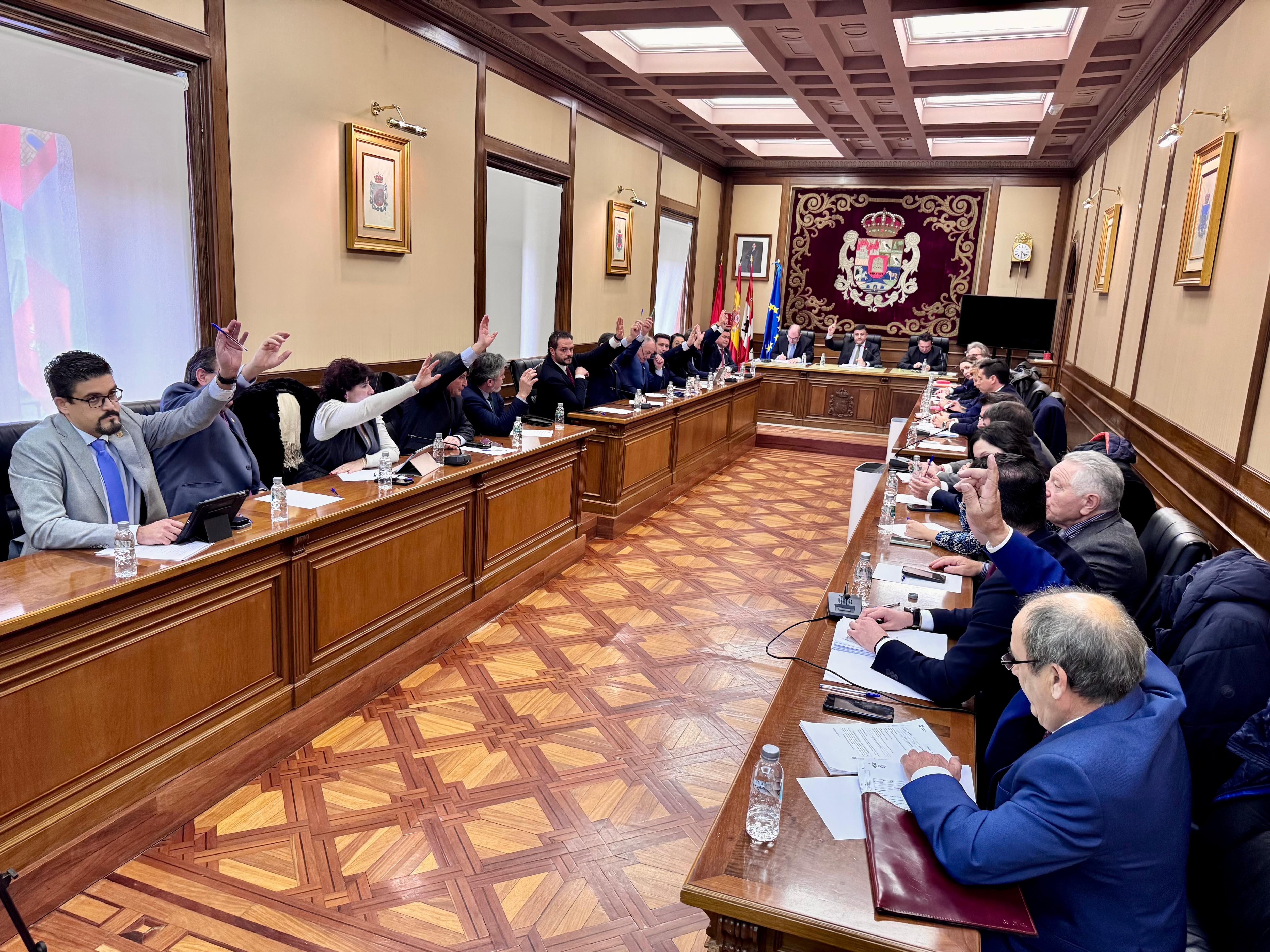 Momento de la votación de los presupuestos