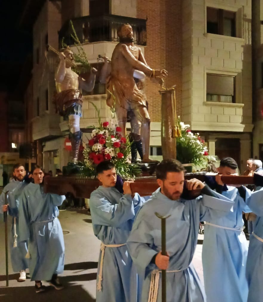 Imagen de la procesión de Jueves Santo en Roa