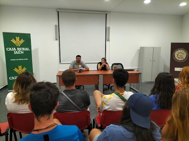 Momento de la intervención de Marco Antonio Bernal