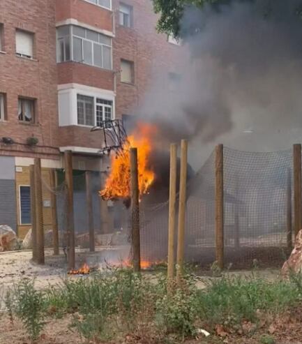 Incendio Paque Sauces