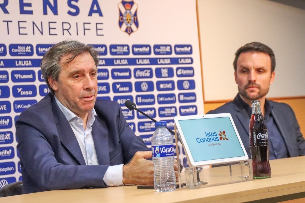 Felipe y Ayoze en una reciente comparecencia de prensa.