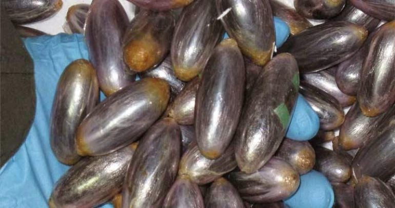 Bellostas de droga incautadas por la Guardia Civil en Málaga