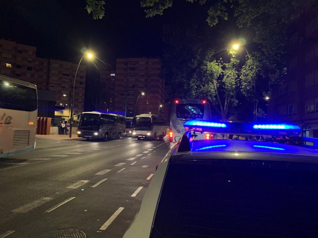 Aumento de los controles policiales para mantener la seguridad en los transportes colectivos