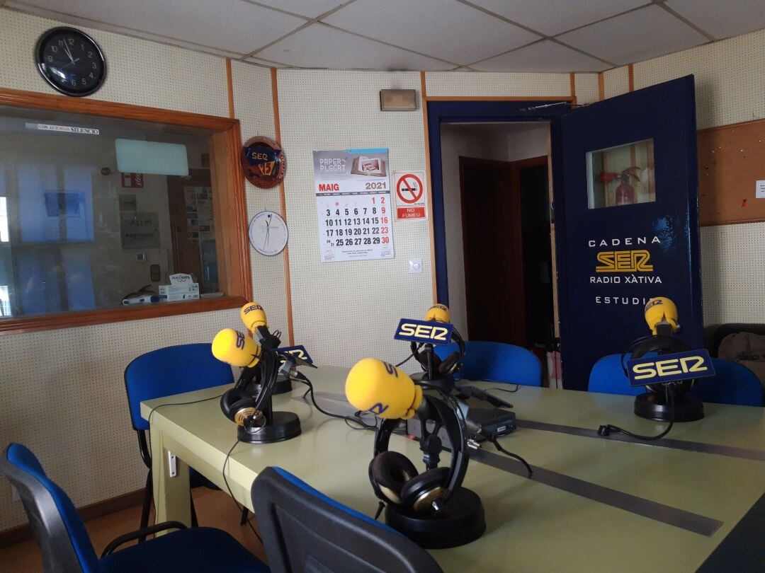 Estudio de Ràdio Xàtiva SER