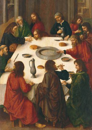 La Última Cena, 1485 (seguidor del Maestro de la Virgo Inter Vírgenes).