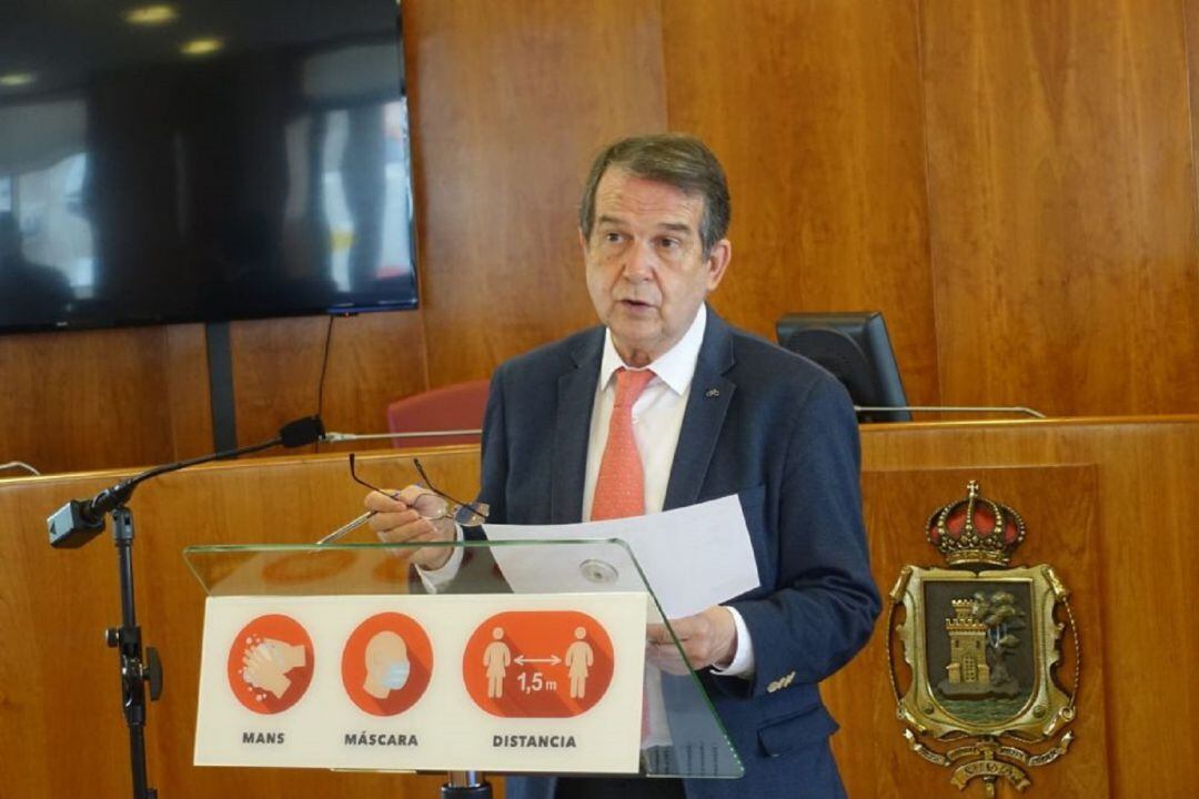 Abel Caballero en rueda de prensa