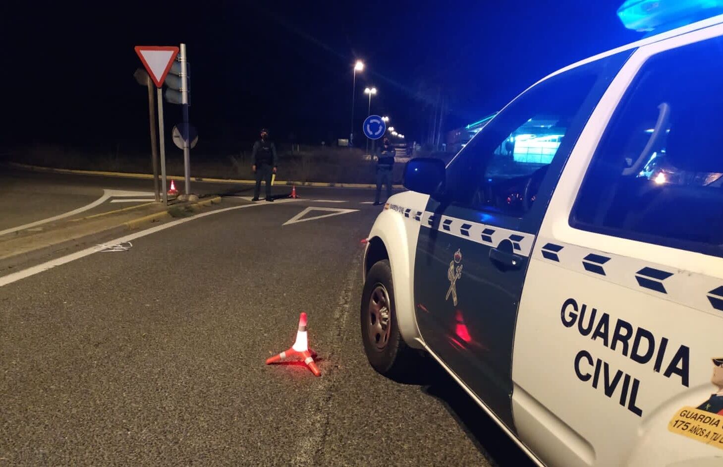 Imagen de un vehículo de la Guardia Civil