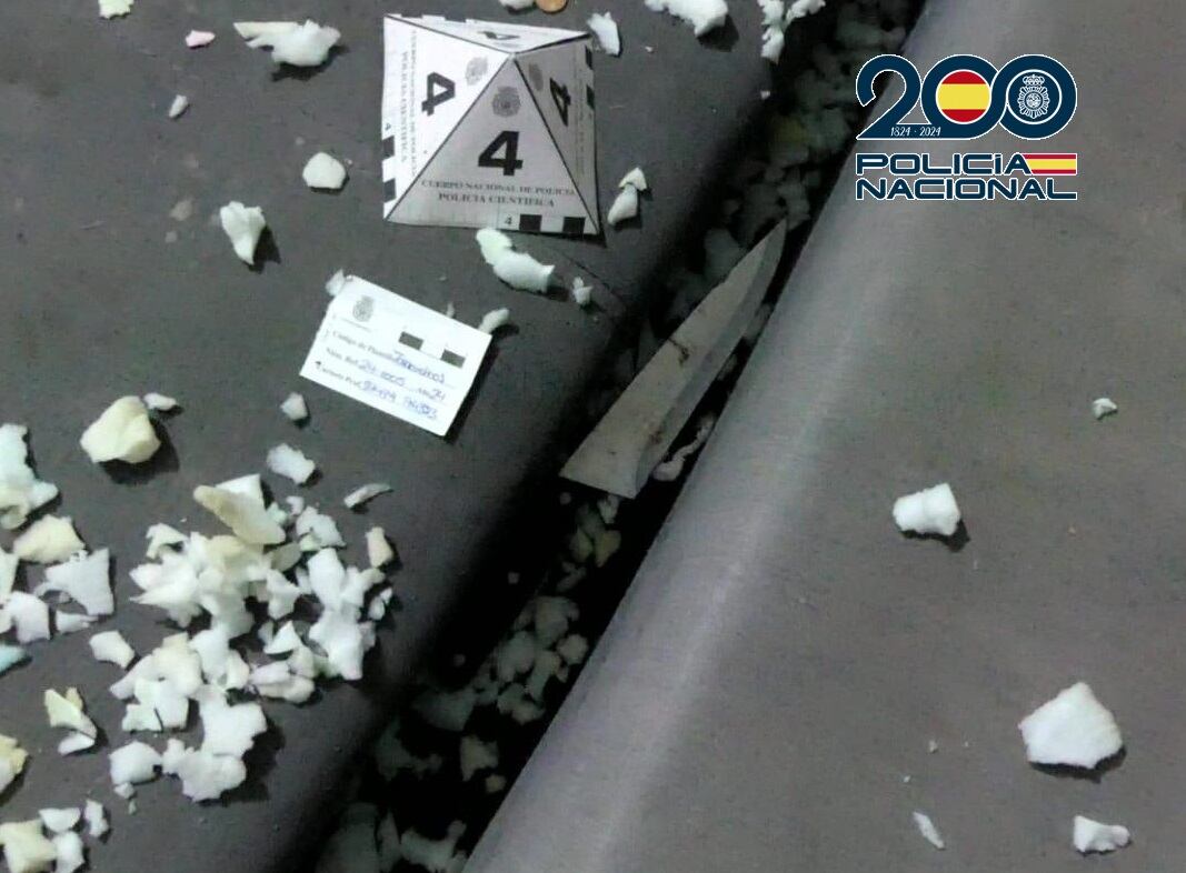 Arma intervenida tras el asalto en Benalmádena