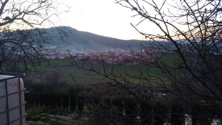 Imagen de Villanueva del Arzobispo al caer la tarde el pasado 6 de enero