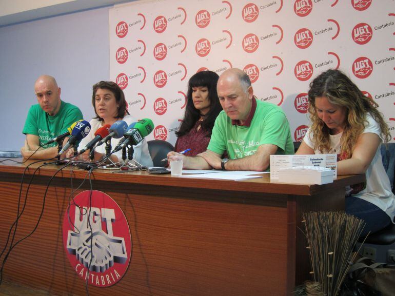 Representantes de la Junta de Personal Docente.