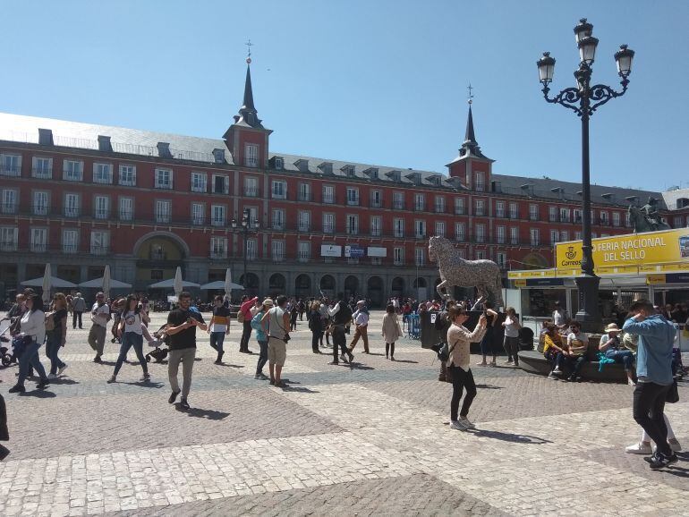 Imagen de la Plaza Mayor de Madrid 