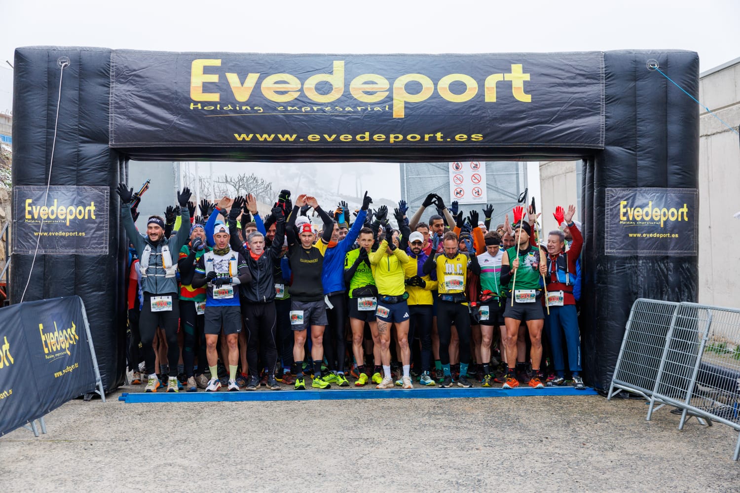 Momento de la salida de una anterior edición del trail 'La Cebrera'