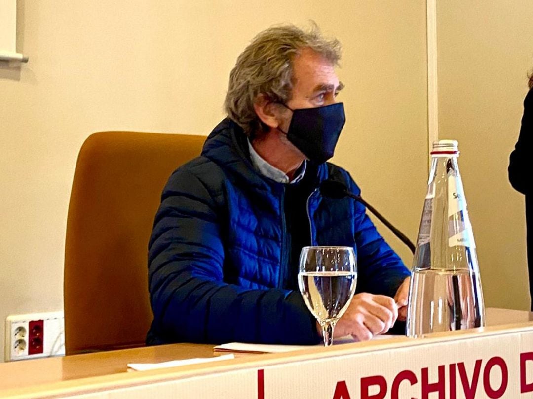 El director del CCAES, Fernado Simón, durante un acto de UGT en Córdoba 