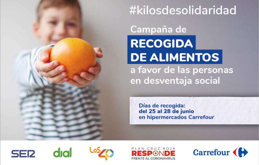 #KilosDeSolidaridad, la campaña de recogida de alimentos a favor de las personas en desventaja social. 